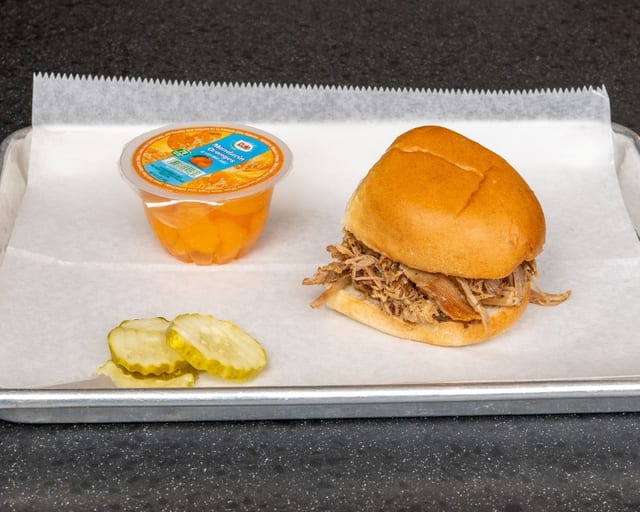 Lil' Pitmaster Sandwich.